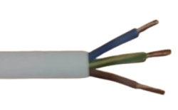 Gembird kabl-pvc-3x2.5cca/pvc/100m,fleksibilni naponski kabl,beli