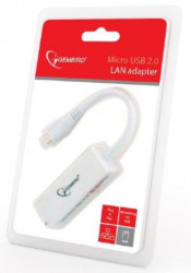 Gembird NIC-mU2-01 micro USB 2.0 to LAN adapter za mobilne uredjaje ( mrezna kartica) - Img 2