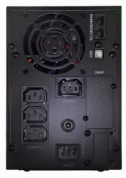 Gembird UPS sa stabilizatorom 2000VA pure sine wave, LCD, USB, black EG-UPS-PS2000-01 - Img 4