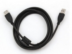 Gembird USB 2.0 a-plug a-socket kabl with ferrite core 1.8m CCF-USB2-AMAF-6 - Img 2