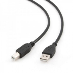 Gembird USB 2.0 a-plug b-plug kabl za stampac black 3m CCP-USB2-AMBM-10 - Img 2