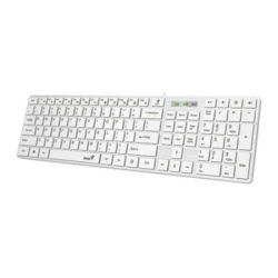 Genius SlimStar 126,SER,USB white tastatura