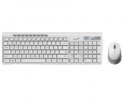 Genius SlimStar 8230 Wireless USB YU bela tastatura+ miš  - Img 2