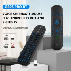 Gembird GMB-G60S PRO BT Air Mouse 2.4GHz Wireless BT connection gyroscope voice remote control-5