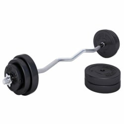 Gorilla Sports Kriva EZ šipka sa plastičnim tegovima (35 kg) ( 100114-00006-0036 )