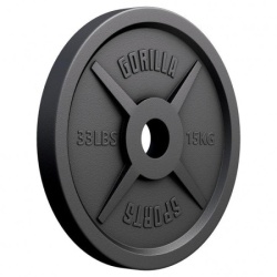 Gorilla Sports Olimpijski tegovi od livenog gvožđa 50/51 mm ( 101187-00002-0020 )