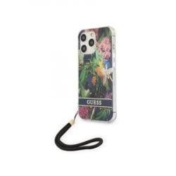 Guess Futrola za iPhone 13 Pro Blue Flower Strap ( GSM164888 ) - Img 1