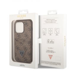 Guess futrola za iPhone 14 pro 4G double card triangle brown ( GUHCP14LP4TPW ) - Img 4