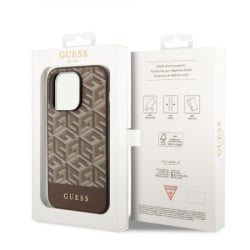 Guess futrola za iPhone 14 pro gcube pu stripes brown MagSafe ( GUHMP14LHGCFSEW ) - Img 4