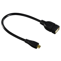 Hama usb kabl, micro-b muski na usb-a zenski, 15cm ( 78426 )