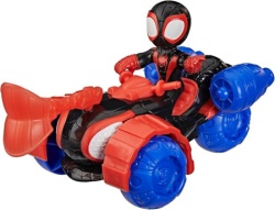 Hasbro Spidey and friends 3in miles techno racer veh ( G2460 )