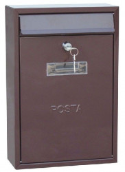 Haus poštansko sanduče 240mm x 75mm x 350mm braon ( 0200027 ) - Img 2