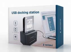 HD32-U2S-5 Gembird USB 2.0 docking station za 2.5/3.5 SATA hard diskove - Img 2