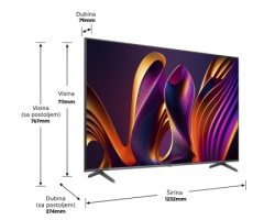 Hisense 75U8NQ ULED Mini-LED 4K UHD Smart TV 75 inča  -5