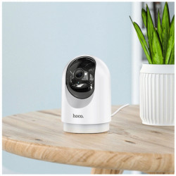 Hoco d1 indoor ptz full hd bežIčna unutrašnja kamera , 3mp, do 128 gb kartica  - Img 2