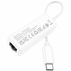 Hoco ua22 type c adapter usb type c na lan (100 mbps)  - Img 3