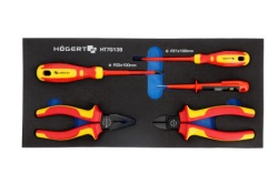 Hogert organizator eva set klešta i odvijača 1000v ispitivač napona 5kom ( HT7G139 )