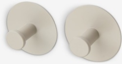 Hooks steel 2pcs/pk beige
