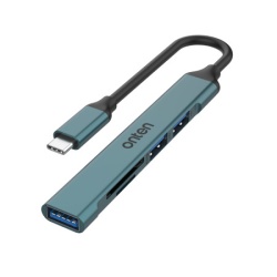 Hub usb type-c sa 3 porta usb 2.0 + citac kartica sd/tf (otn-9705d) onten ( HUB110 )