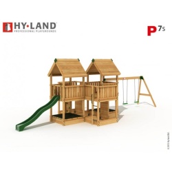 Hy-Land EN 1176 javno igralište Jungle Gym - Projekat 7 sa ljuljaškama - Img 3