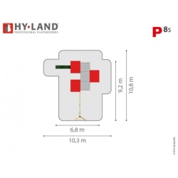 Hy-Land EN 1176 javno igralište Jungle Gym - Projekat 8 sa ljuljaškama - Img 3