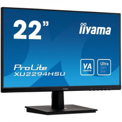 Iiyama monitor prolite, 21,5" ultra slim line VA-panel, 1920x1080, 250cdm˛, Speakers, VGA, HDMI, DisplayPort, 4ms, USB 2x2.0 ( XU2294HSU-B1 - Img 6