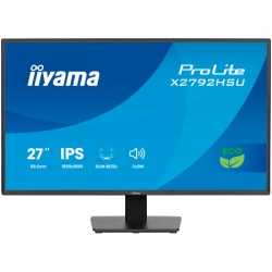 Iiyama Pro Lite X2792HSU-B1 27 inch IPS 4-side slim bezel, Green Choice, EyeComfort / EyeSafe 2.0, 1920x1080 120Hz, 300cd/m, Speakers, HDM