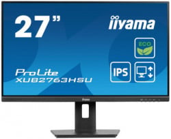 Iiyama xub2763hsu-b1 ips monitor 27" 1920x1080/100hz/3ms/hdmi/dp/usb/zvučnici - Img 1