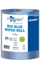 Industrijski Ubrus BIG BLUE 1000 plavi 3sl (rolni) ( B38S1000BH37/1 )