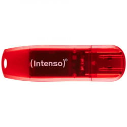 Intenso USB flash drive 128 GB Hi-Speed USB 2.0, rainbow line, red - USB2.0-128GB/rainbow - Img 3