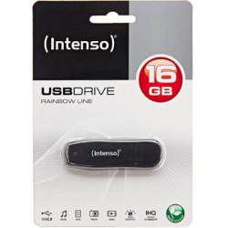 Intenso USB flash drive 16GB Hi-Speed USB 2.0, rainbow Line, crni - USB2.0-16GB/rainbow - Img 2