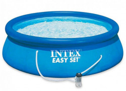 Intex bazen 305 Easy Set sa PUMPOM - plavi ( 28122 ) - Img 1