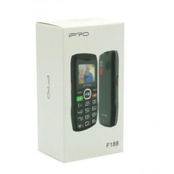 IPRO Senior F188 black Feature mobilni telefon 2G/GSM/800mAh/32MB/DualSIM/Srpski jezik ( Senior F188 black-gray ) - Img 1