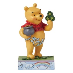 Jim Shore Lucky Ol' Bear Winnie The Pooh With Clover ( 067302 )