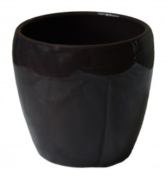 Kerbek saksija tarifa 13.5cm glazura kupina ( KE G58/135/011 )