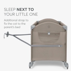 Kikka Boo Krevetac Milky Way premium 2 nivoa sa rancem i spuštajućom stranicom Beige ( KKB11150 )-3
