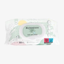 Kikka Boo Vlažne maramice za bebe 80 pcs Aloe Vera & Panthenol sa poklopcem ( KKB23013 )