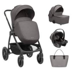 KikkaBoo Kolica Modena 3in1 set sa I-SIZE autosedištem i tvrdom korpom Dark Grey ( KKB11224 )-1