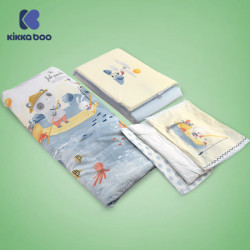 KikkaBoo posteljina sa ogradicom 6 pcs 70/140 The Fish Panda ( KKB60067 ) - Img 3