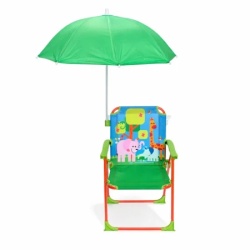 Kinder Home Sklopiva dečija stolica sa suncobranom tofi – za plažu, baštu i kampovanje ( 86125U )-4
