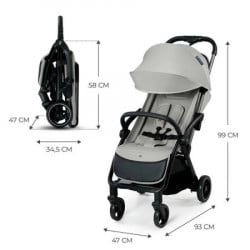 Kinderkraft kolica apino dove grey ( KSAPIN00GRY0000 ) - Img 3