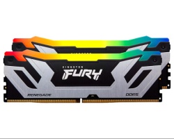 Kingston cudimm ddr5 48gb (2x24gb kit) 8400mt/s kf584cu40rsk2-48 fury renegade silver rgb xmp -3