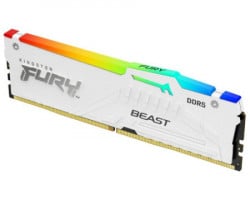 Kingston DIMM DDR5 32GB 5600MT/s KF556C36BWEA-32 fury beast RGB white expo memorija - Img 3