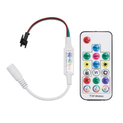 Kontroler za pixel LED trake 5-24V, daljnski ( KON-MN-PIX/RGBM )