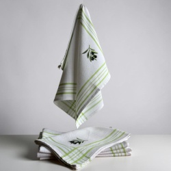 Kuhinjska krpa 45x65cm - Maslina - Waffel vez model ( VLK000171-maslina )