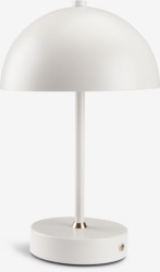 Lampa na baterije Ø16xV25cm siva na dodir sa tajmerom