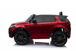 Land Rover Discovery Licencirani Auto na akumulator sa kožnim sedištem i mekim gumama - Crveni - Img 2