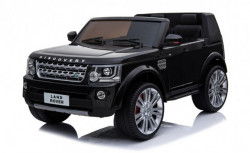 Land Rover Discovery Licencirani Dvosed sa kožnim sedištima i mekim gumama - Crni