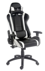 LC power lc-gc-2 gaming chair black/white Gaming stolica ( 15174 )