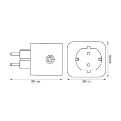 Ledvance Wi-Fi smart utičnica ( 4058075537248E )-2